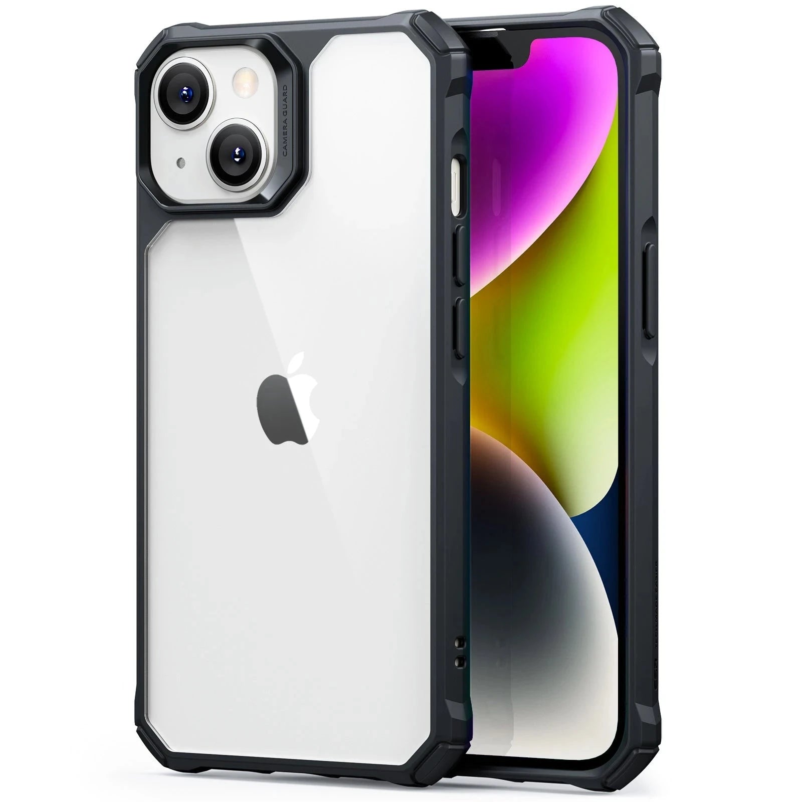 iPhone 14/13 Air Armor Clear Case - Clear Black