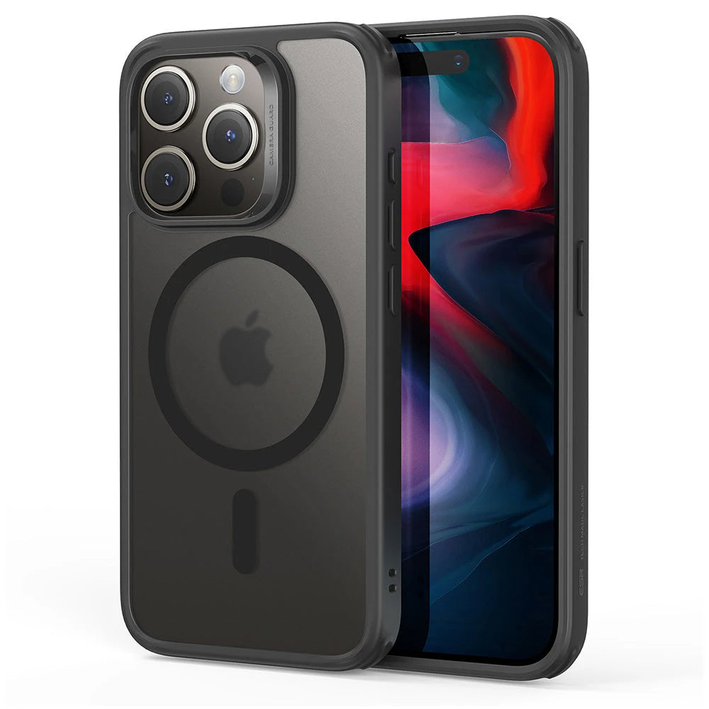 iPhone 15 Pro Max Classic Hybrid Case (HaloLock) - Frosted Black