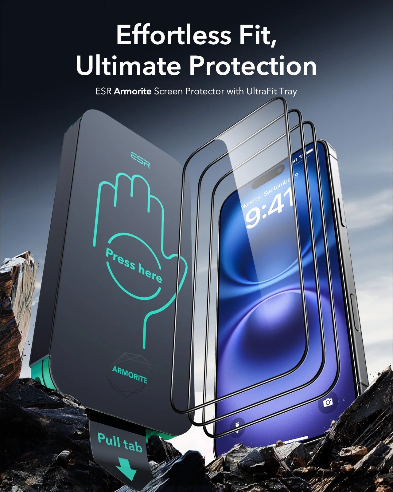 iPhone 16 Plus/15 Plus Armorite Screen Protector - 3 Pack