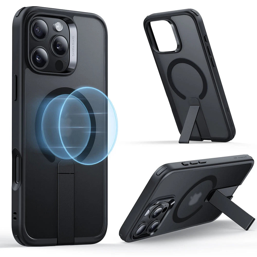 iPhone 16 Pro Boost Flickstand Case (HaloLock) - Frosted Black