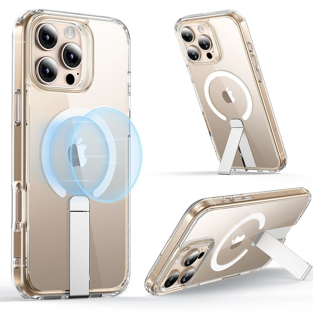 iPhone 16 Pro Max Boost Flickstand Case (HaloLock) - Clear