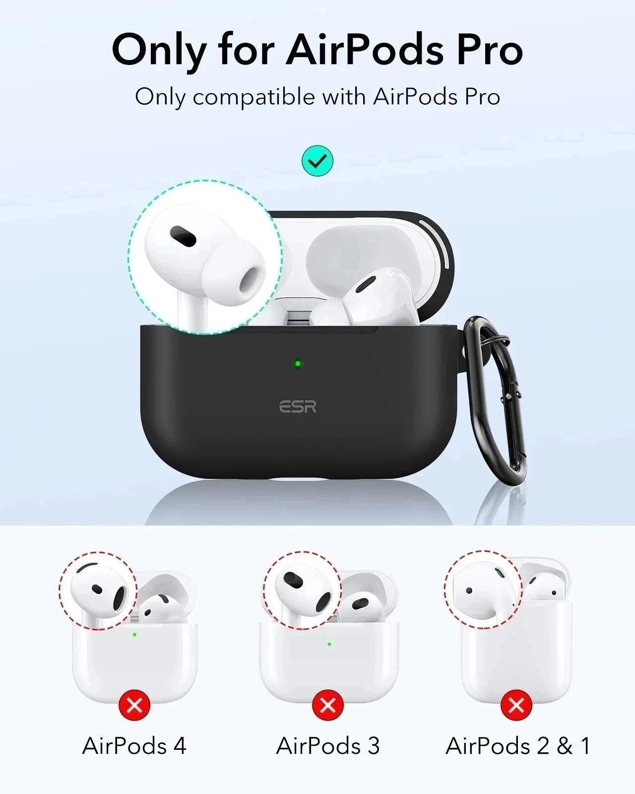 AirPods Pro (2023/2022/2019) Cloud Soft Case (HaloLock) - Purple