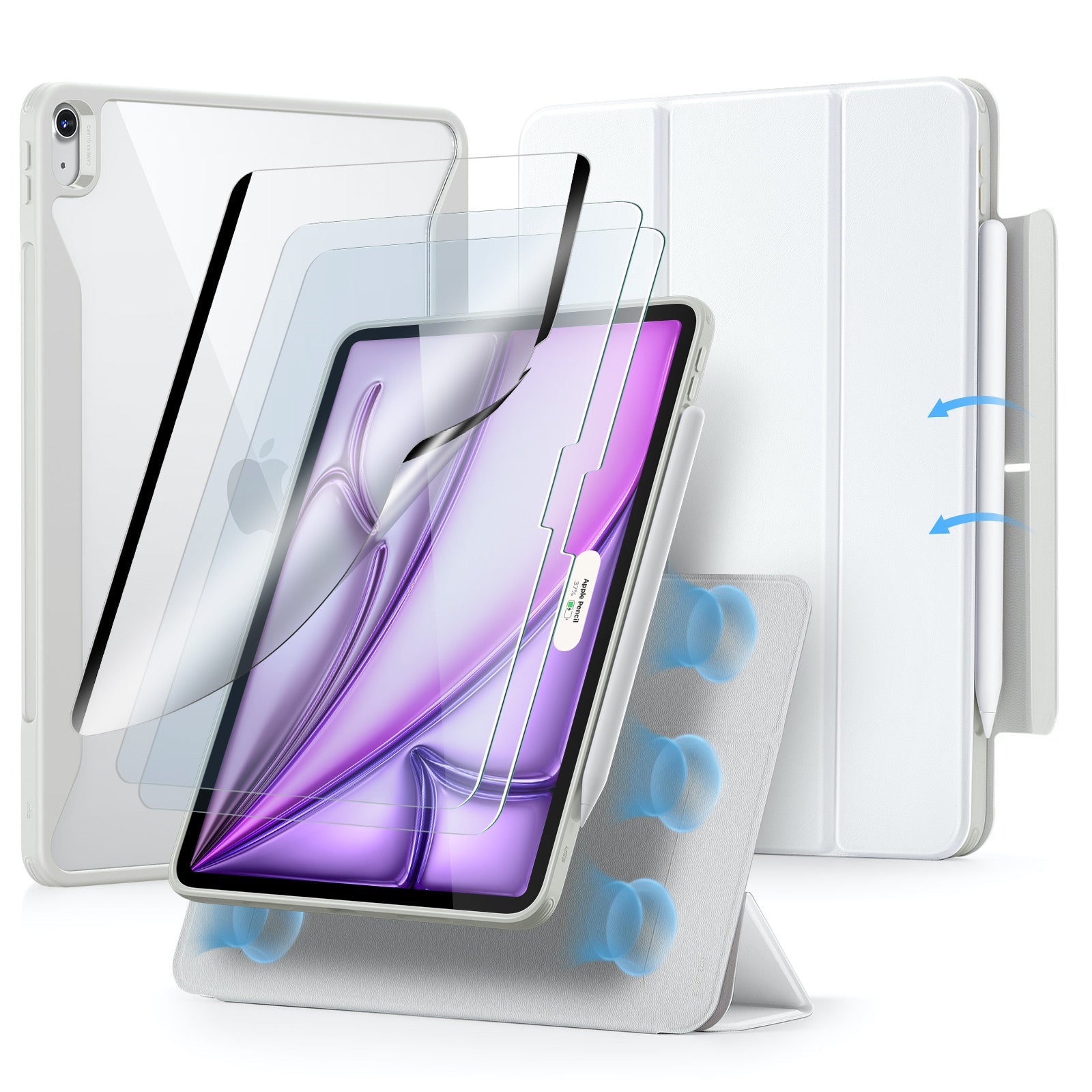 iPad Air 13ʺ (2024) Rebound Transformation Bundle - Brilliant White