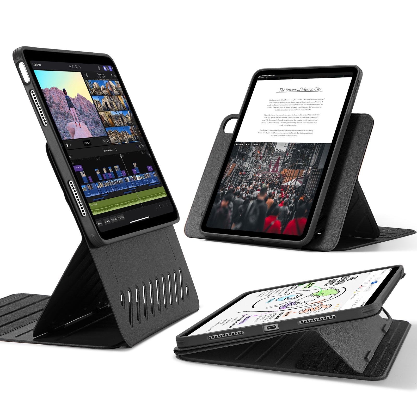 iPad Air 13ʺ (2024) Shift Magnetic Case - Black
