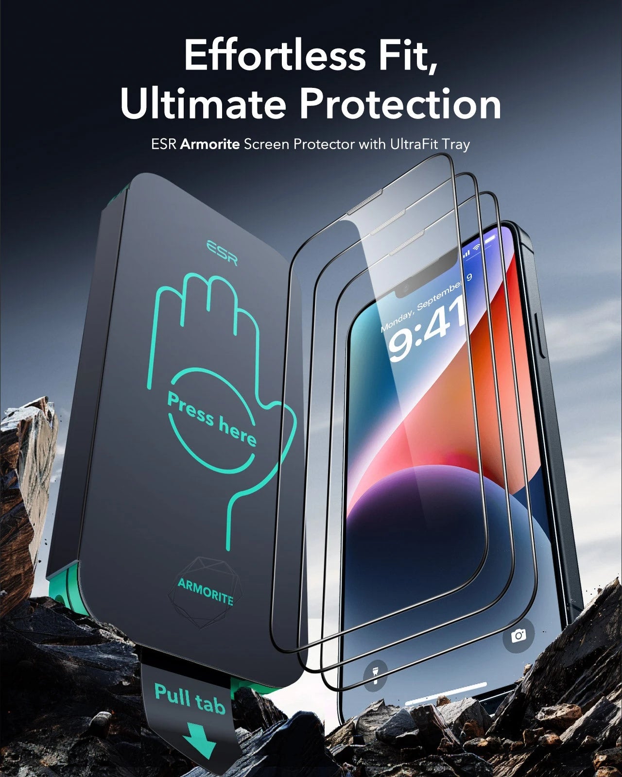 iPhone 14 Plus/13 Pro Max UltraFit Armorite Screen Protector - 3 Pack