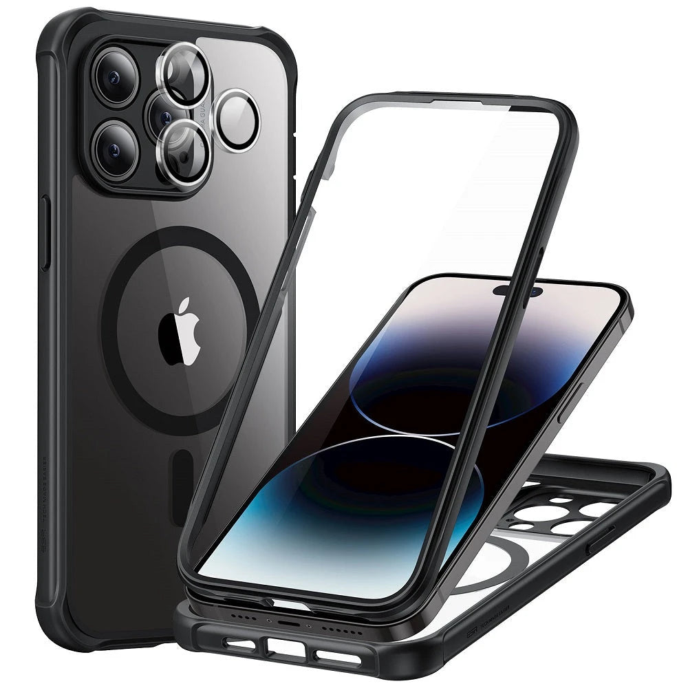 iPhone 14 Pro Max Armor Tough Case (HaloLock) - Clear Black