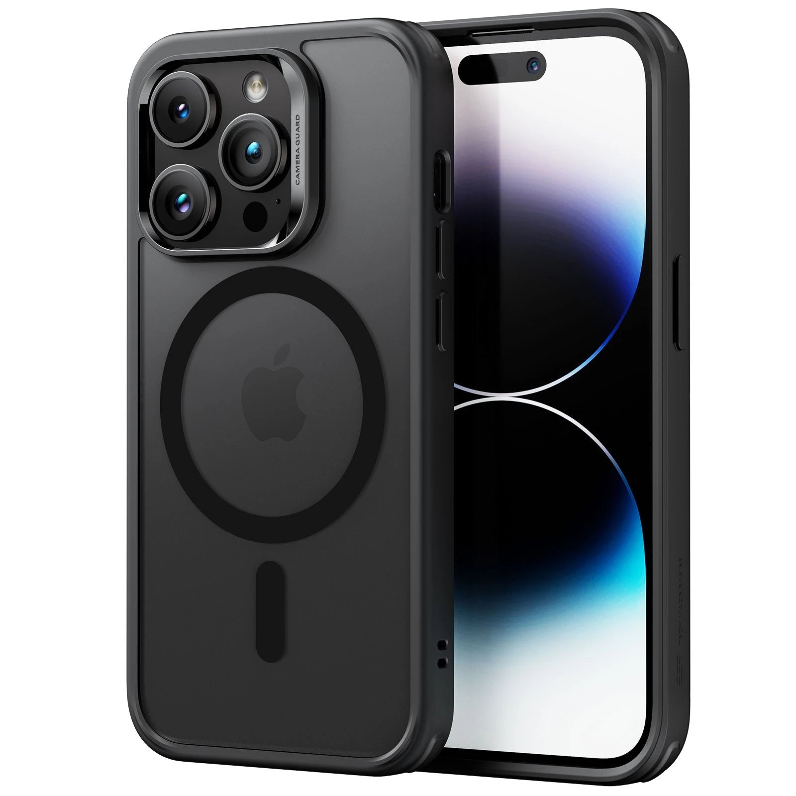 iPhone 14 Pro Max Classic Hybrid Case (HaloLock) - Frosted Black
